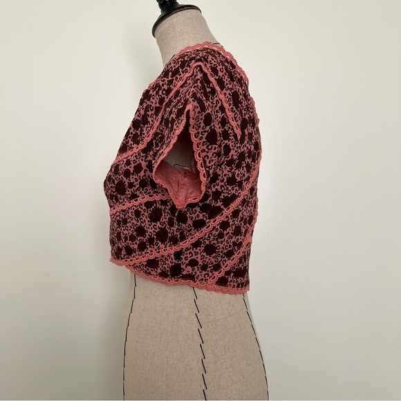 NWT By Anthropologie Off-The-Shoulder Top - size 8, 10 - Picture 5 of 15